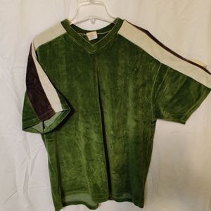 Vintage Velvet Like Racing Stripes